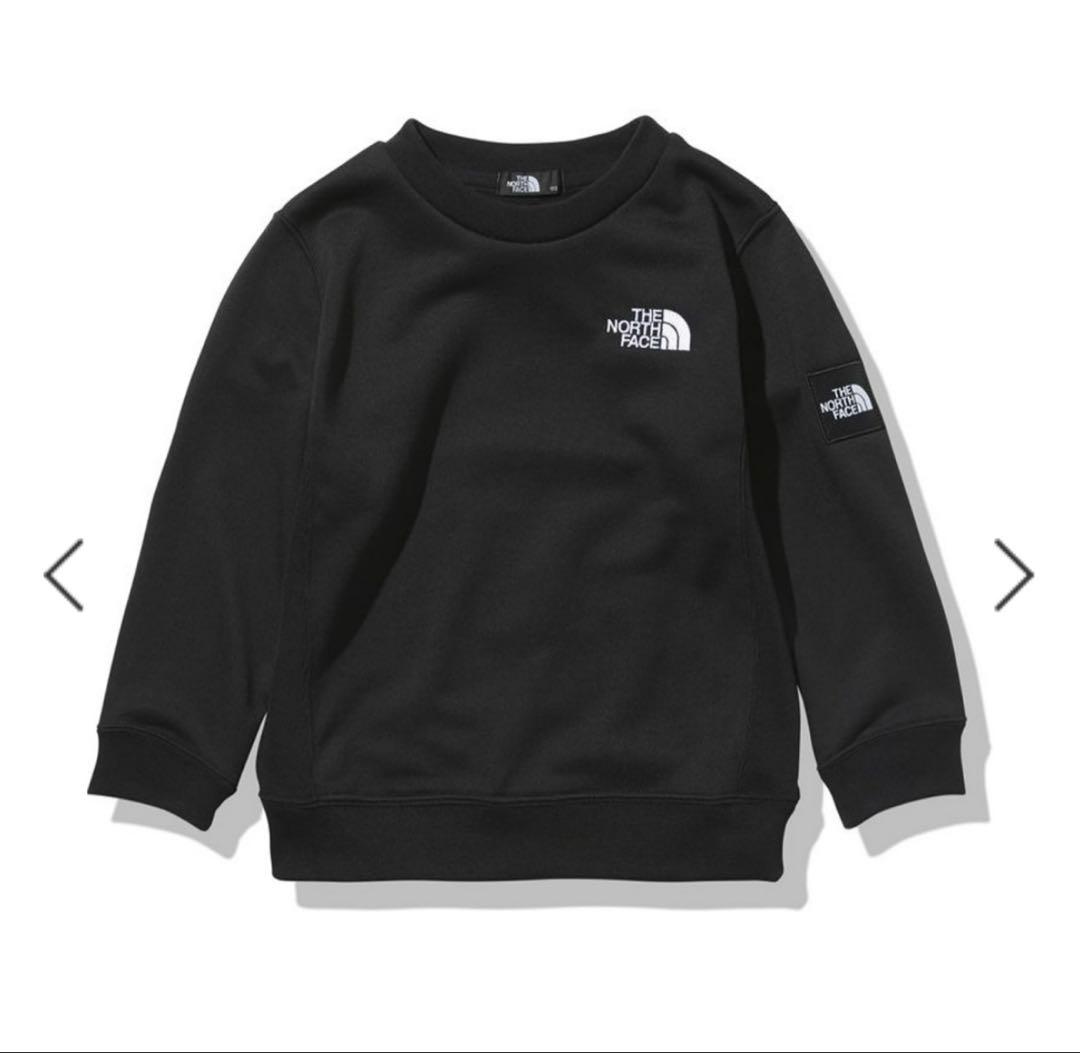 THE NORTH FACEスクエアロゴトレーナー ブラック 150 他1枚