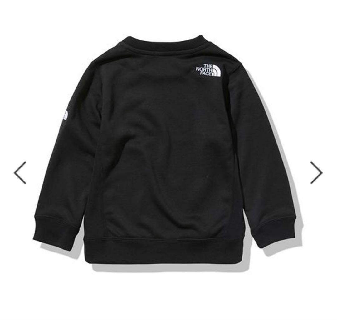 THE NORTH FACEスクエアロゴトレーナー ブラック 150 他1枚