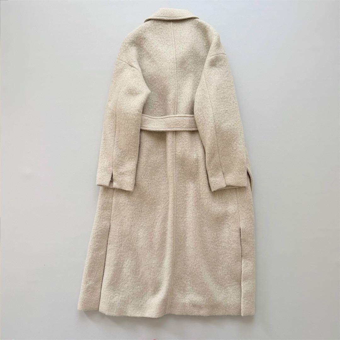 美品　SLOBE IENA スローブイエナ モヘヤシャギーコート　ロング　ベルト