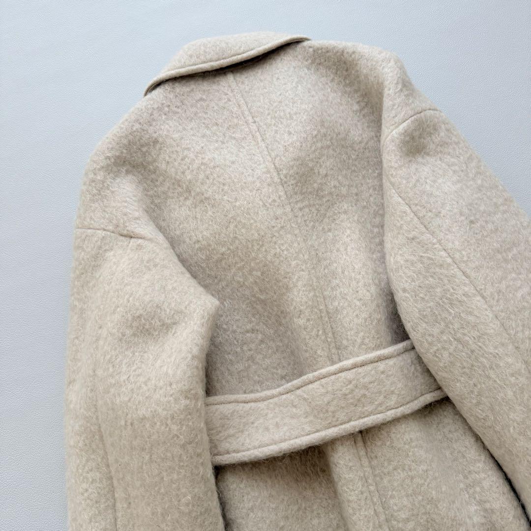 美品　SLOBE IENA スローブイエナ モヘヤシャギーコート　ロング　ベルト