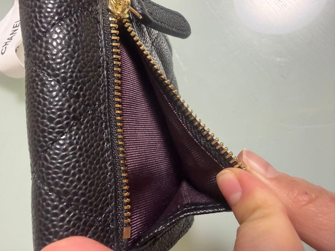 CHANELノベルティ　二つ折り財布　美品✨