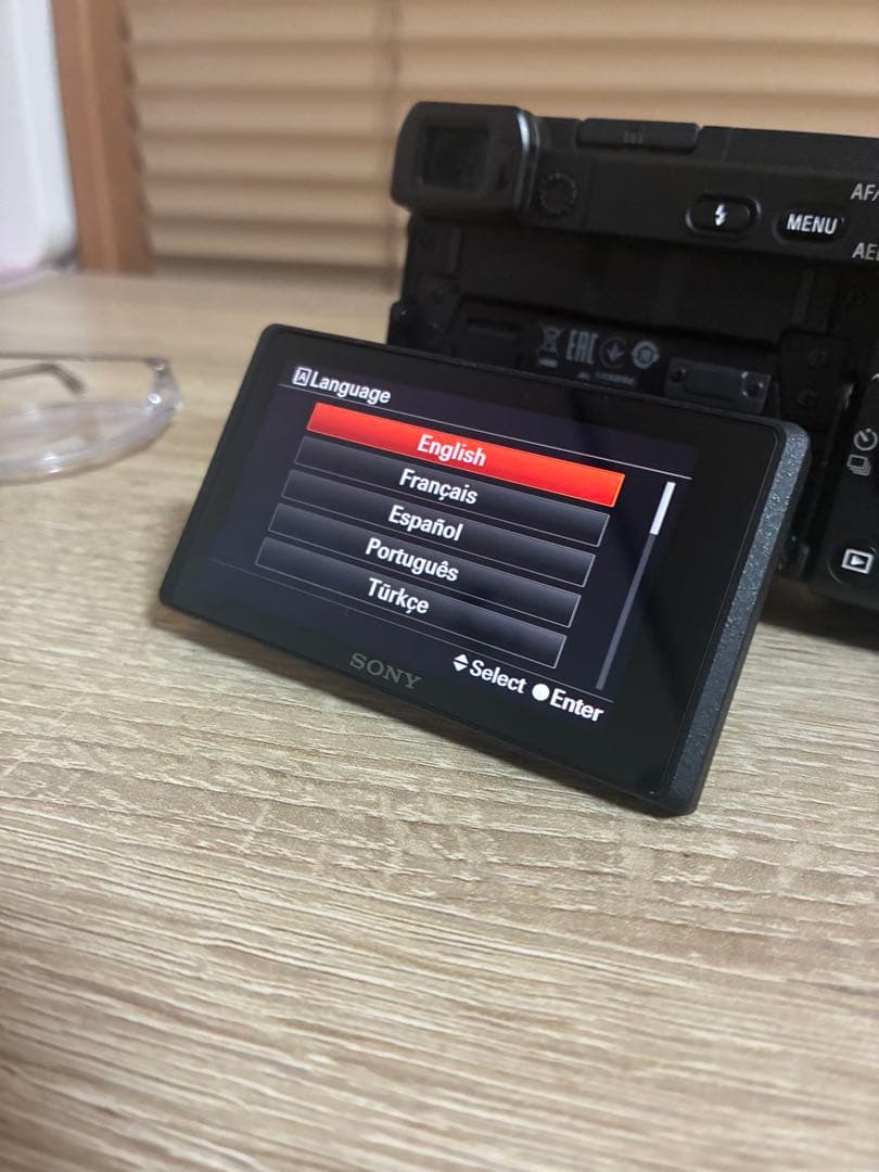 SONY α6400 日本語非対応