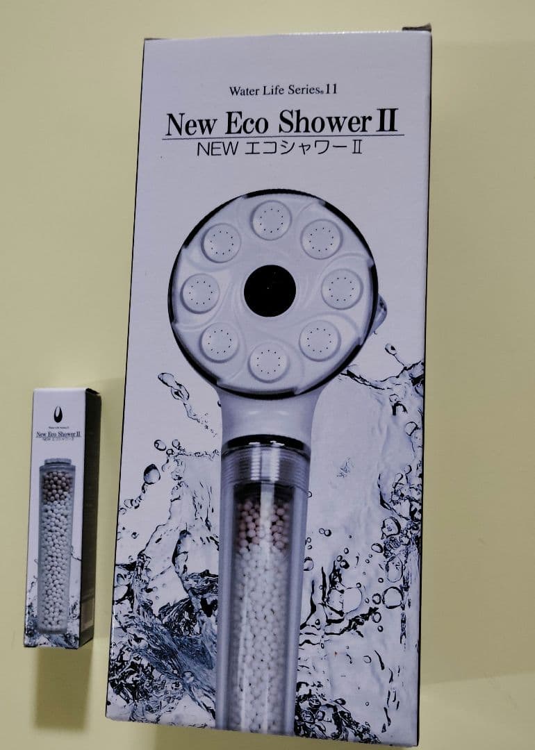 New Eco Shower II ホワイト シャワーヘッド