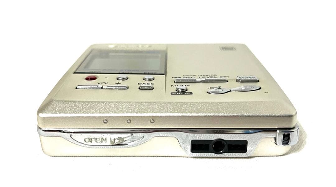 【付属品多数】SHARP ポータブルMDレコーダーMD-MT831-S