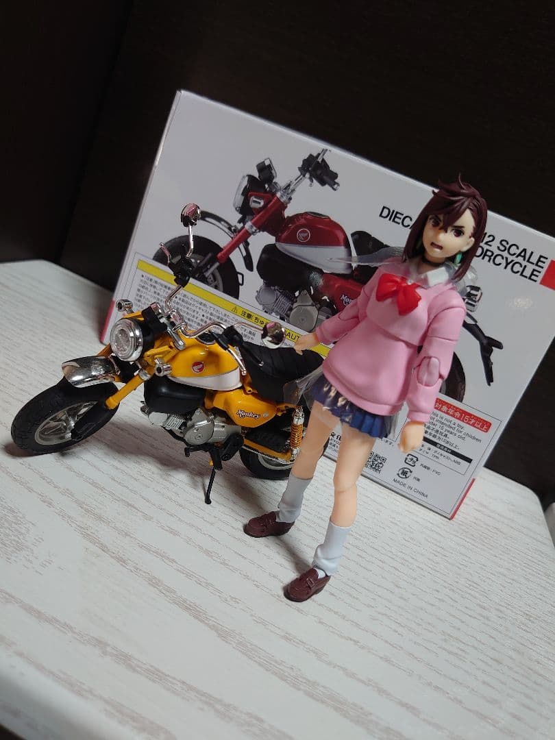 1/12完成品バイクシリーズ Honda Monkey 125 バナナイエロー