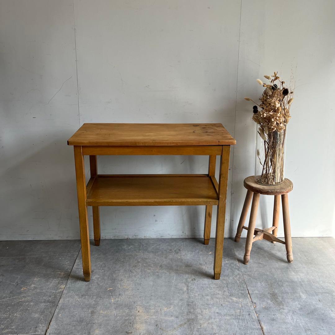 ヴィンテージ サイドテーブル 展示台 昭和レトロ z543