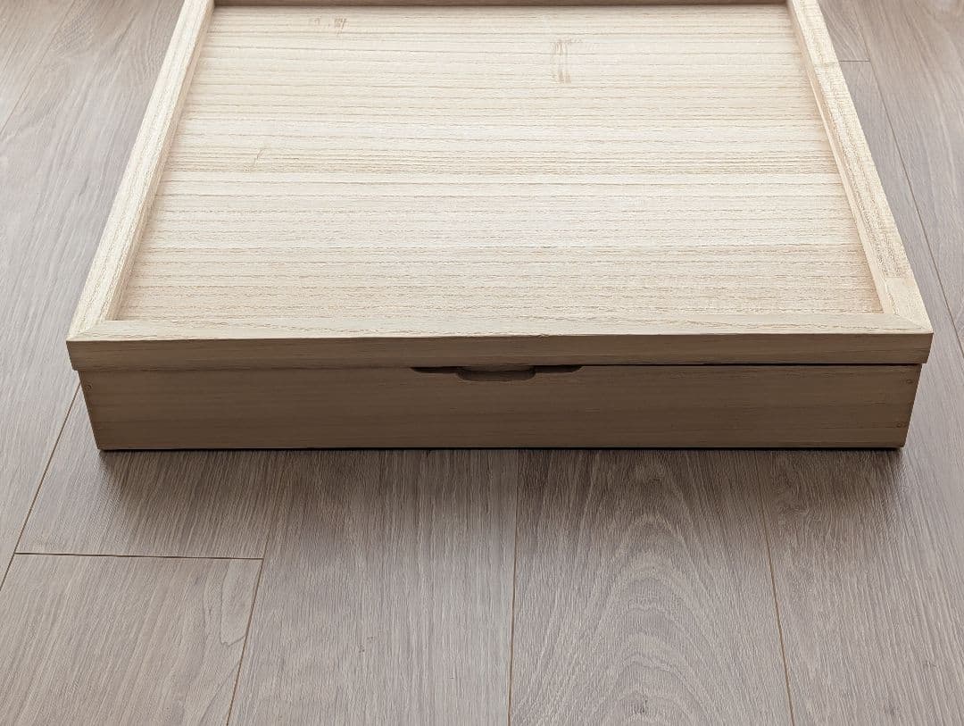 松川碁盤店　日向かや　柾目　卓上碁盤　2寸