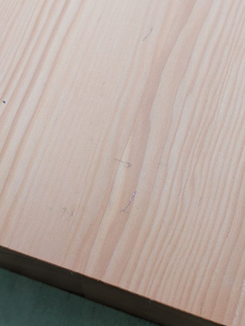 松川碁盤店　日向かや　柾目　卓上碁盤　2寸