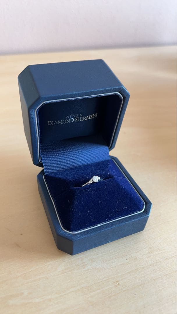 【0.231ct】【未使用】ダイヤモンドシライシ婚約指輪