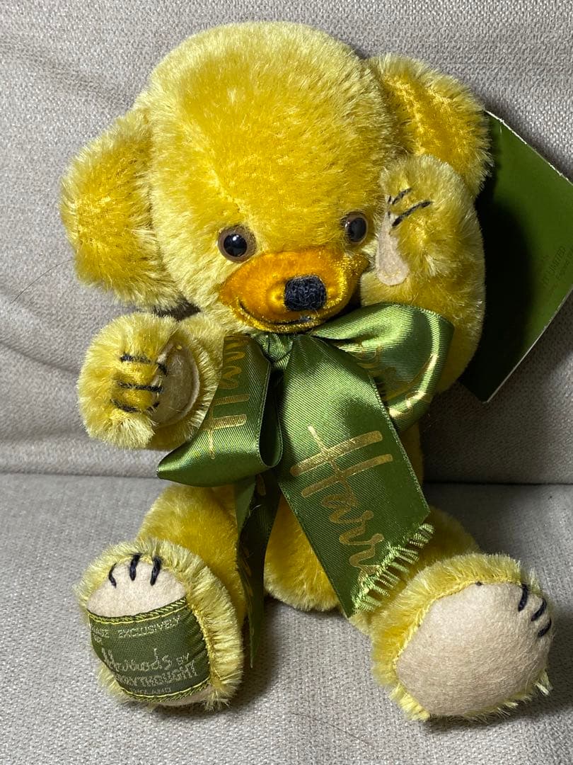 イギリス　メリーソート社　ハロッズテディベア　チーキー　アンティーク