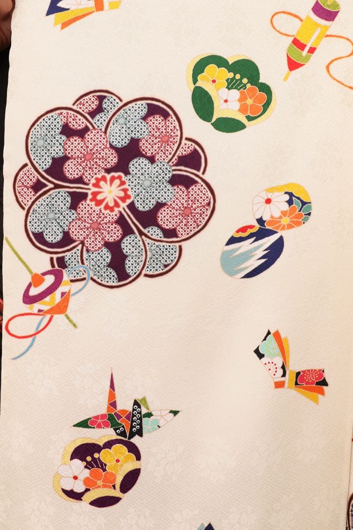 ☆最終値下げ☆アイボリー 振袖 フルセット 袴 髪飾り バッグ 草履付き