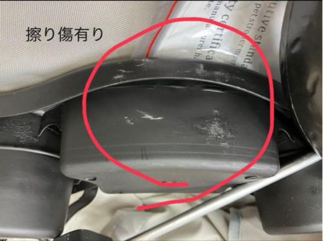 【訳あり特価】ペットカート　新品訳あり　軽量　折り畳み可能　四輪　グレー