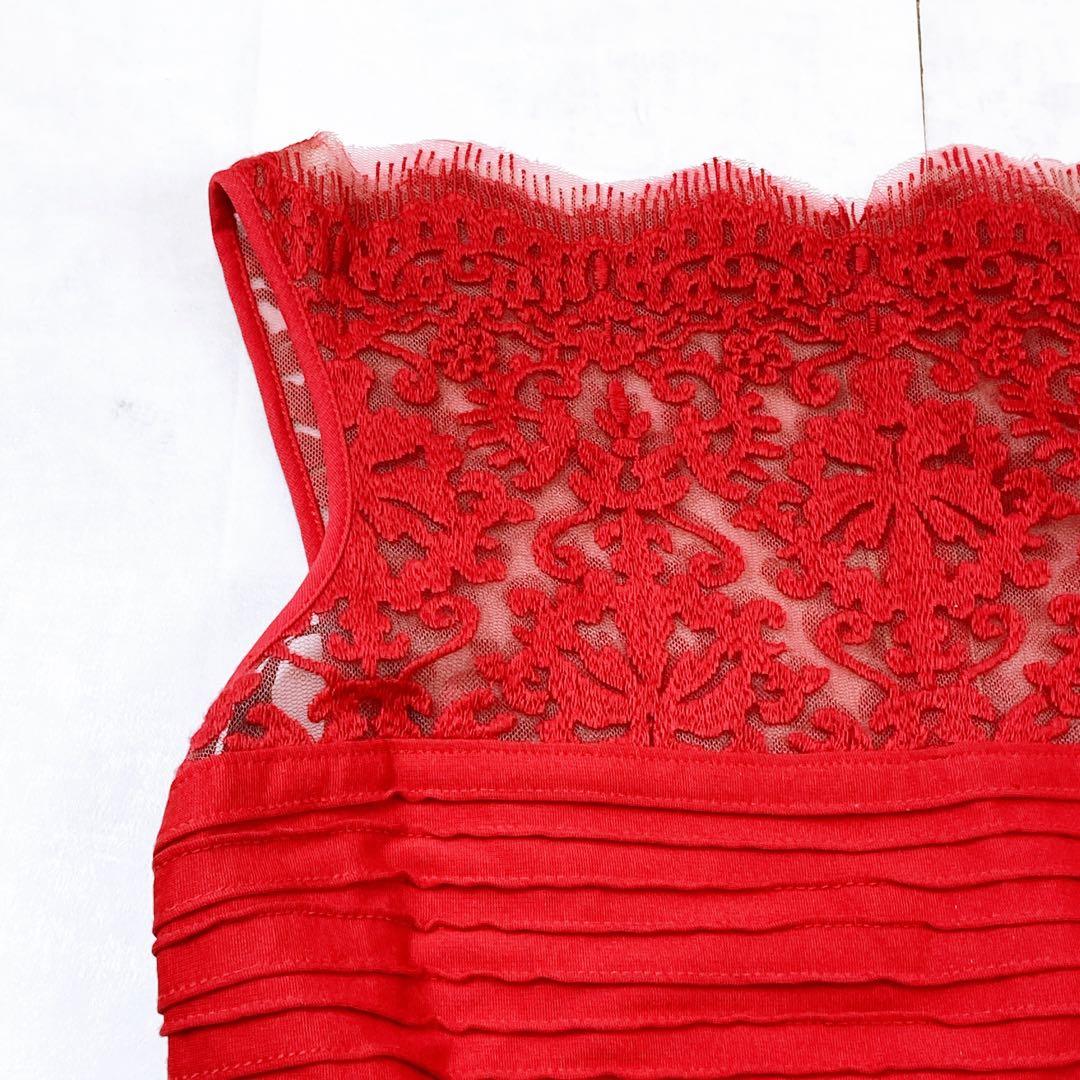 極美品 タダシショージ 日本未発売 ロングドレス コードレース シースルー