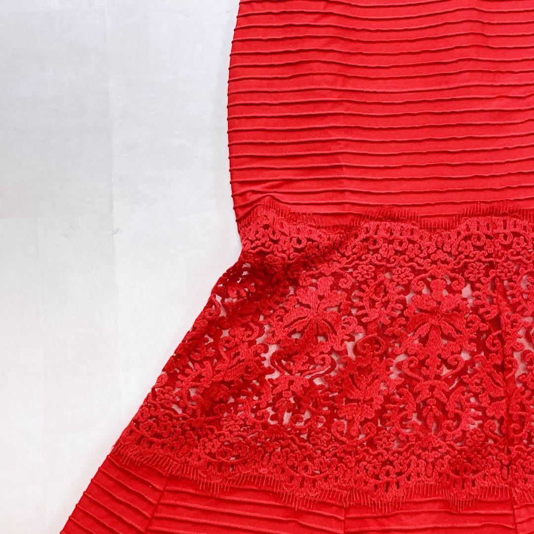 極美品 タダシショージ 日本未発売 ロングドレス コードレース シースルー