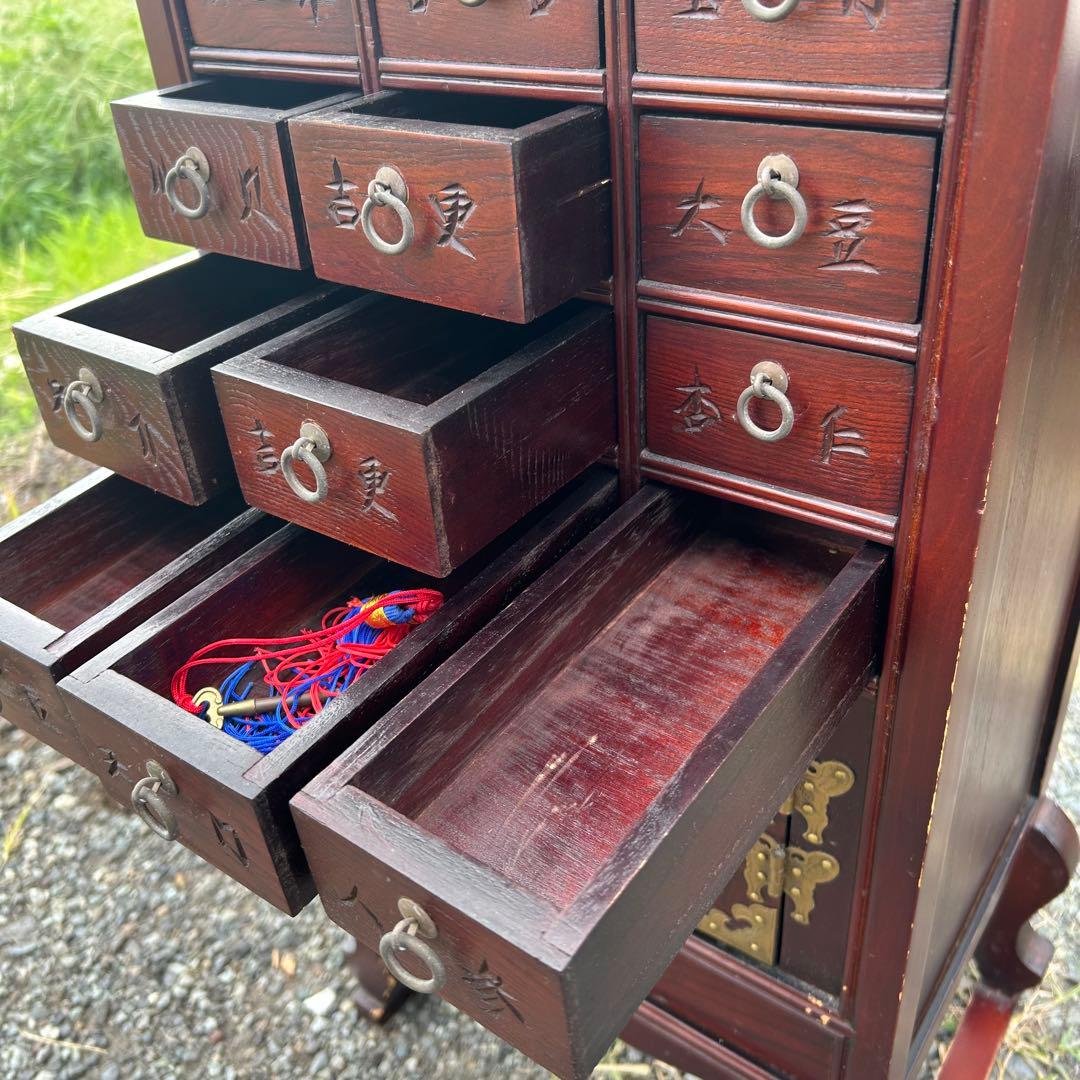 東洋家具 韓国 19引き出し　薬箪笥　アポセカリーチェスト　木製