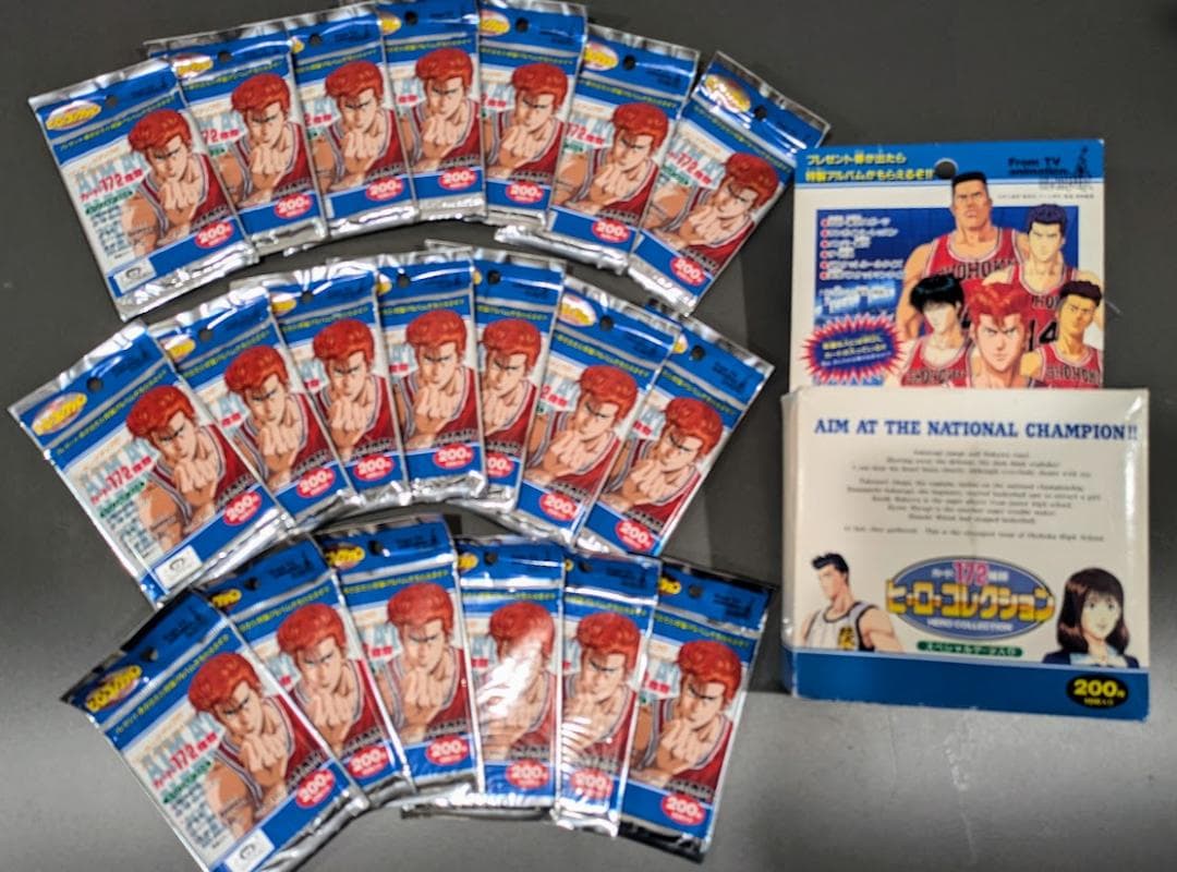 1994年 ヒーローコレクションカード スラムダンク　初期版1箱フルセット