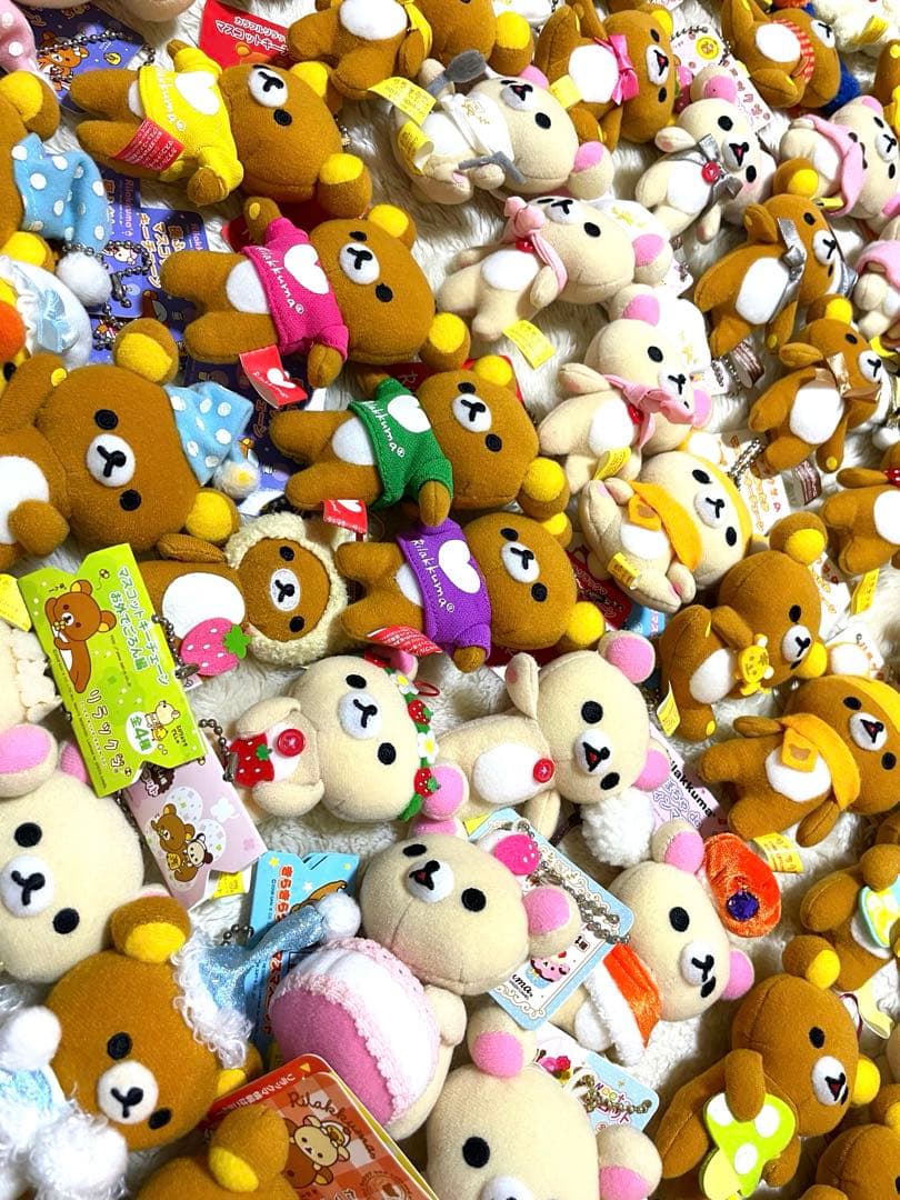 リラックマ コリラックマ キイロイトリ 平成 レア マスコット チェーン 大量