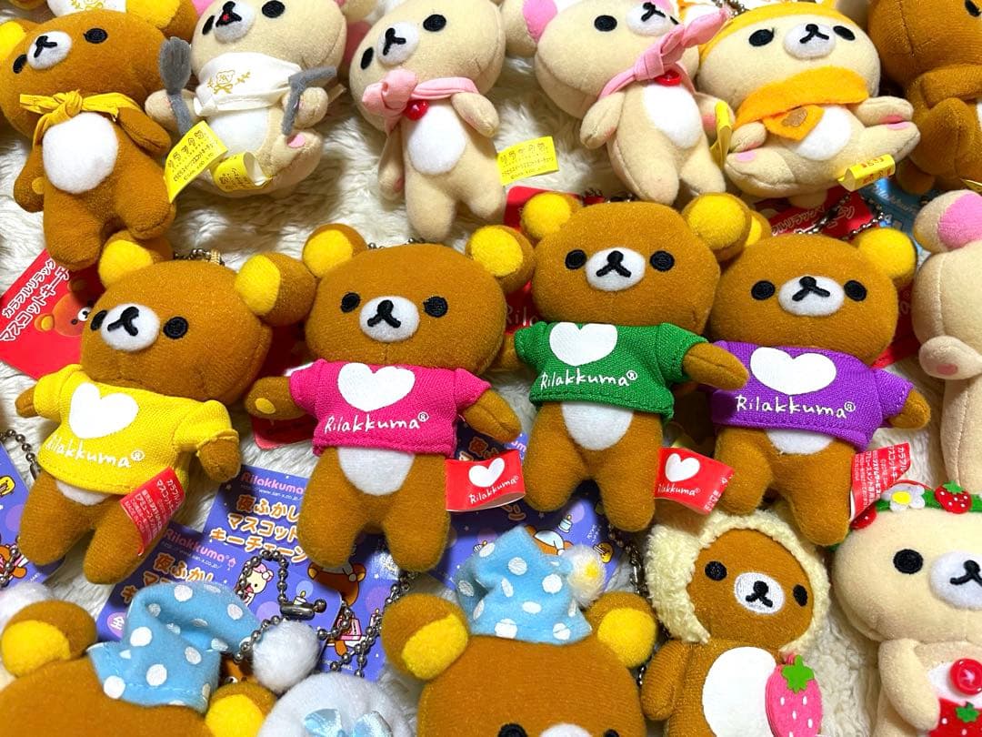 リラックマ コリラックマ キイロイトリ 平成 レア マスコット チェーン 大量