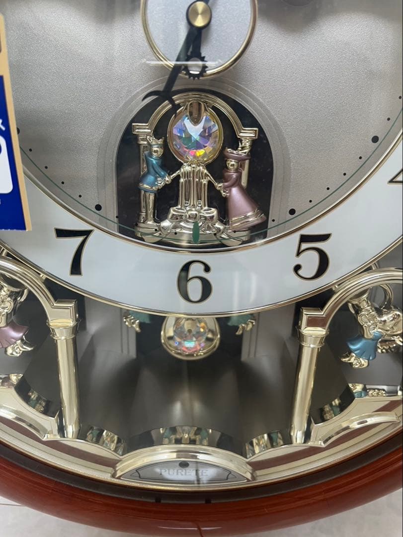 ✦希少✦RHYTHM　からくり時計　掛時計 　スモールワールド　4MY623RB