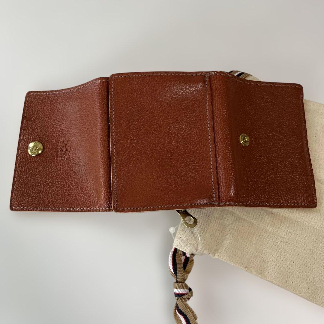 新品 イルビゾンテ 財布 折り財布 スナップ レザー　牛革　未使用