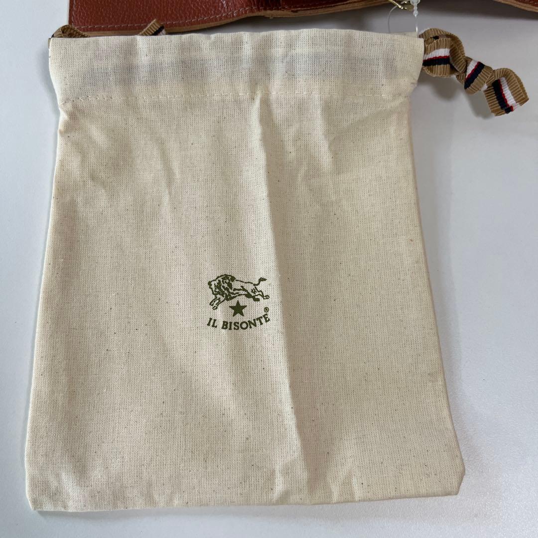 新品 イルビゾンテ 財布 折り財布 スナップ レザー　牛革　未使用