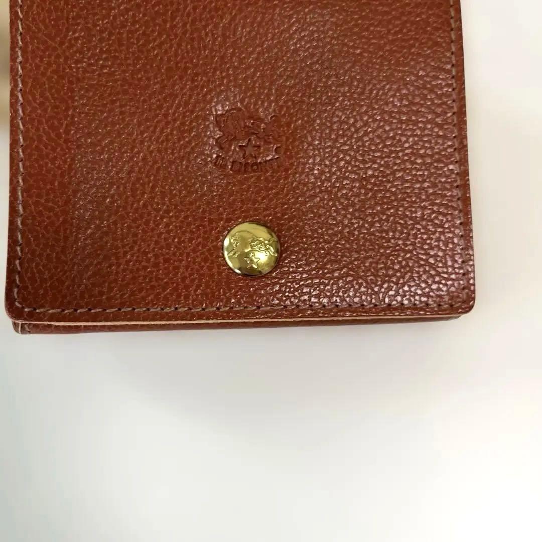 新品 イルビゾンテ 財布 折り財布 スナップ レザー　牛革　未使用