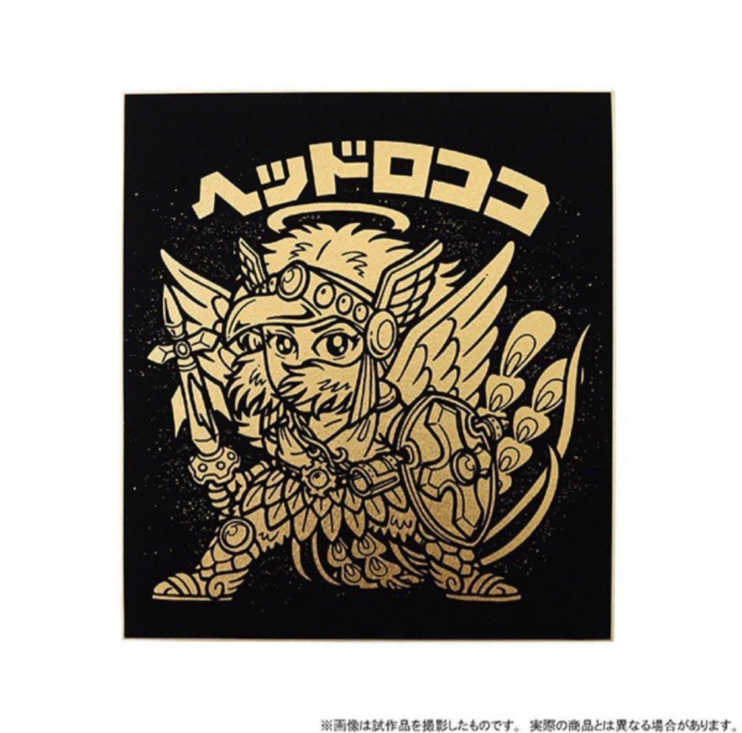 ビックリマン色紙掛軸　ヘッドロココ　金箔23K純金使用　掛け軸　新品未開封品