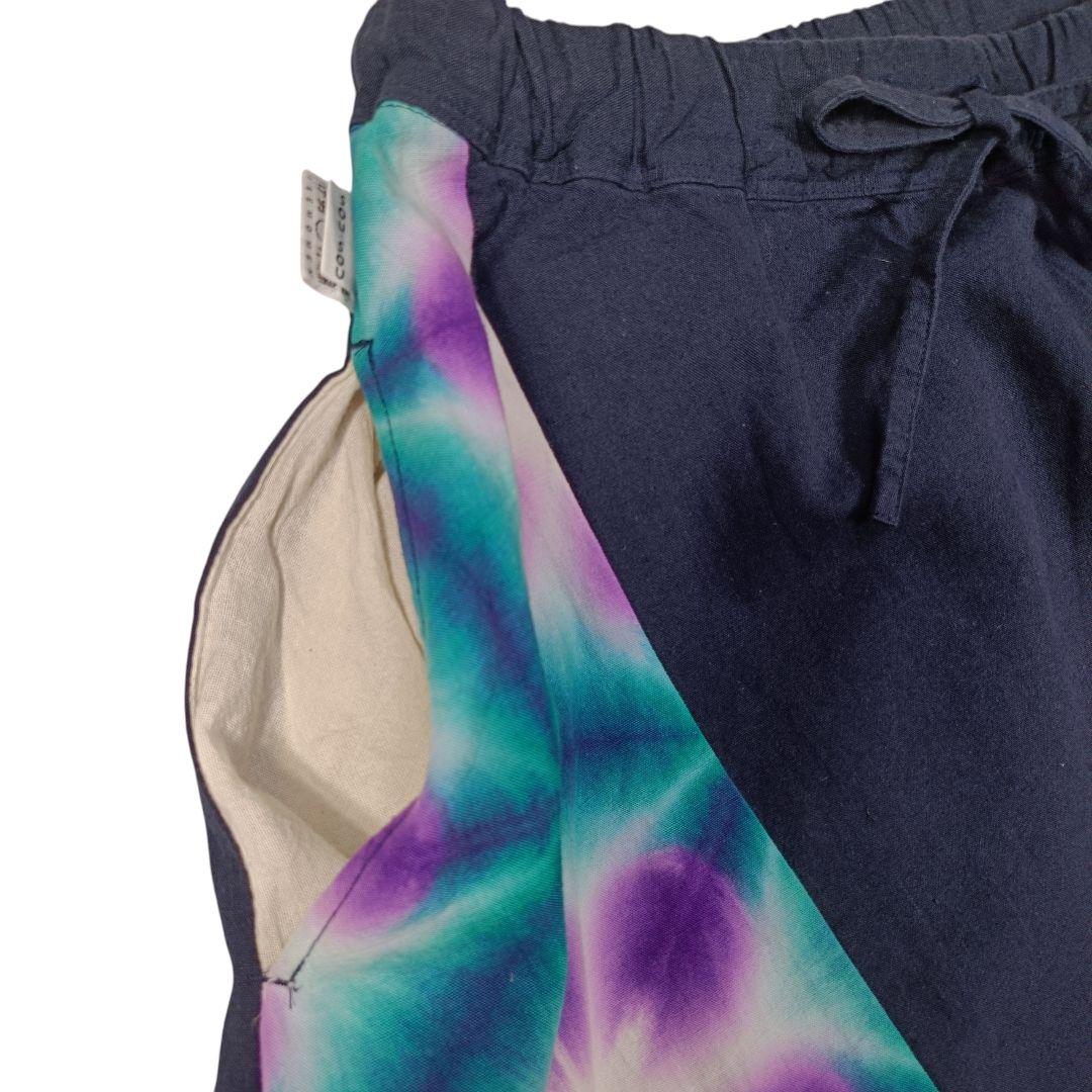 sousou ソウソウ たばた絞 伊勢木綿 20/20 麻混 富士 雪花 花菖蒲