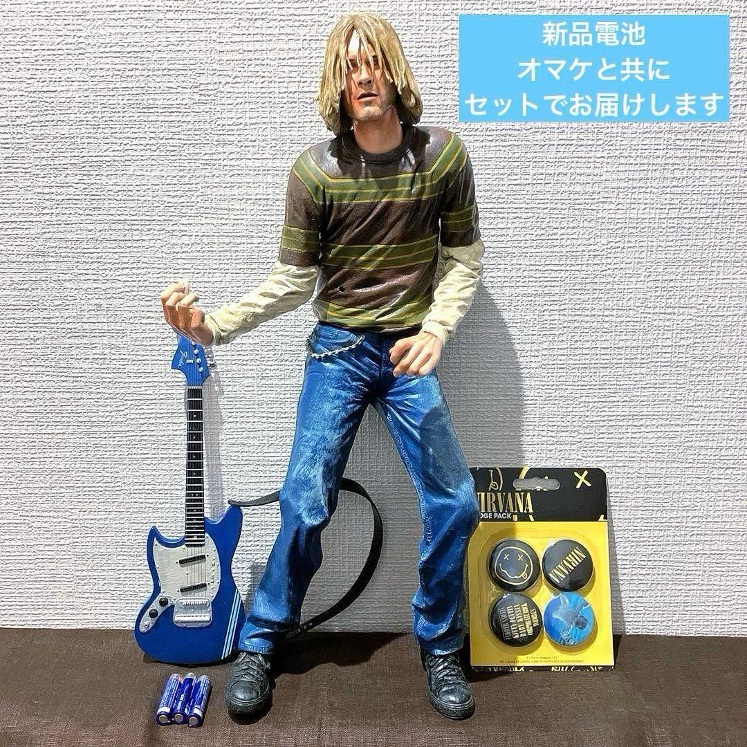 【完動品❗️】NIRVANA カート・コバーン18インチ サウンドフィギュア