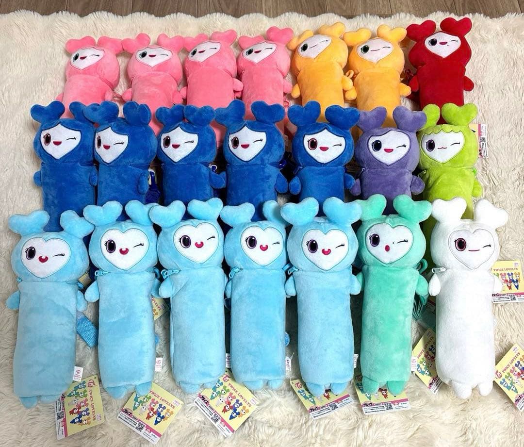 TWICE のびふにゃポーチ コンプリートセット 21点