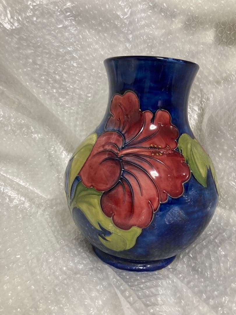 moorcroft イングランド英国王室御用達アールヌーヴォーフラワーベース
