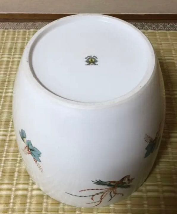 オールドノリタケ　月桂樹日陶印　鳳凰　火鉢