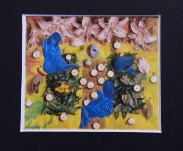 蛭田均、『Pocket Watch』、希少画集より、状態良好、新品木製額・額装付