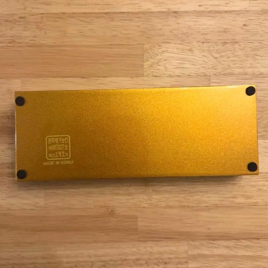 【芸術品★新品未使用】螺鈿細工 韓国螺鈿 鶴柄 長箱 筆箱 ペンケース