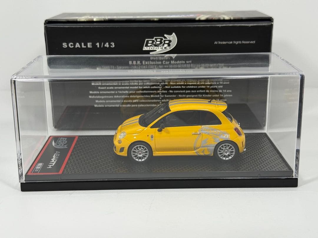 限定20 1/43 Abarth 695 Giallo Modena アバルト