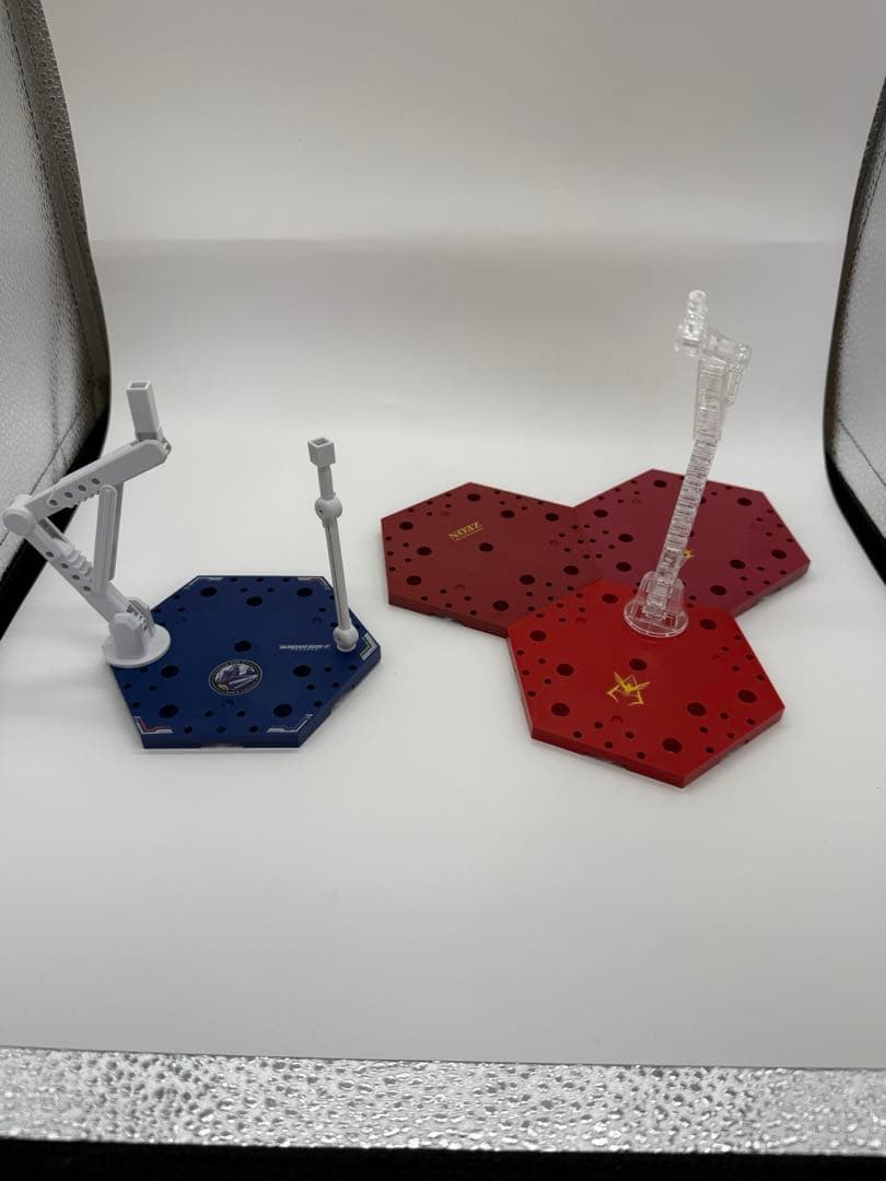 RG νガンダム サザビー ff 全塗装完成品セット アクションベース付き