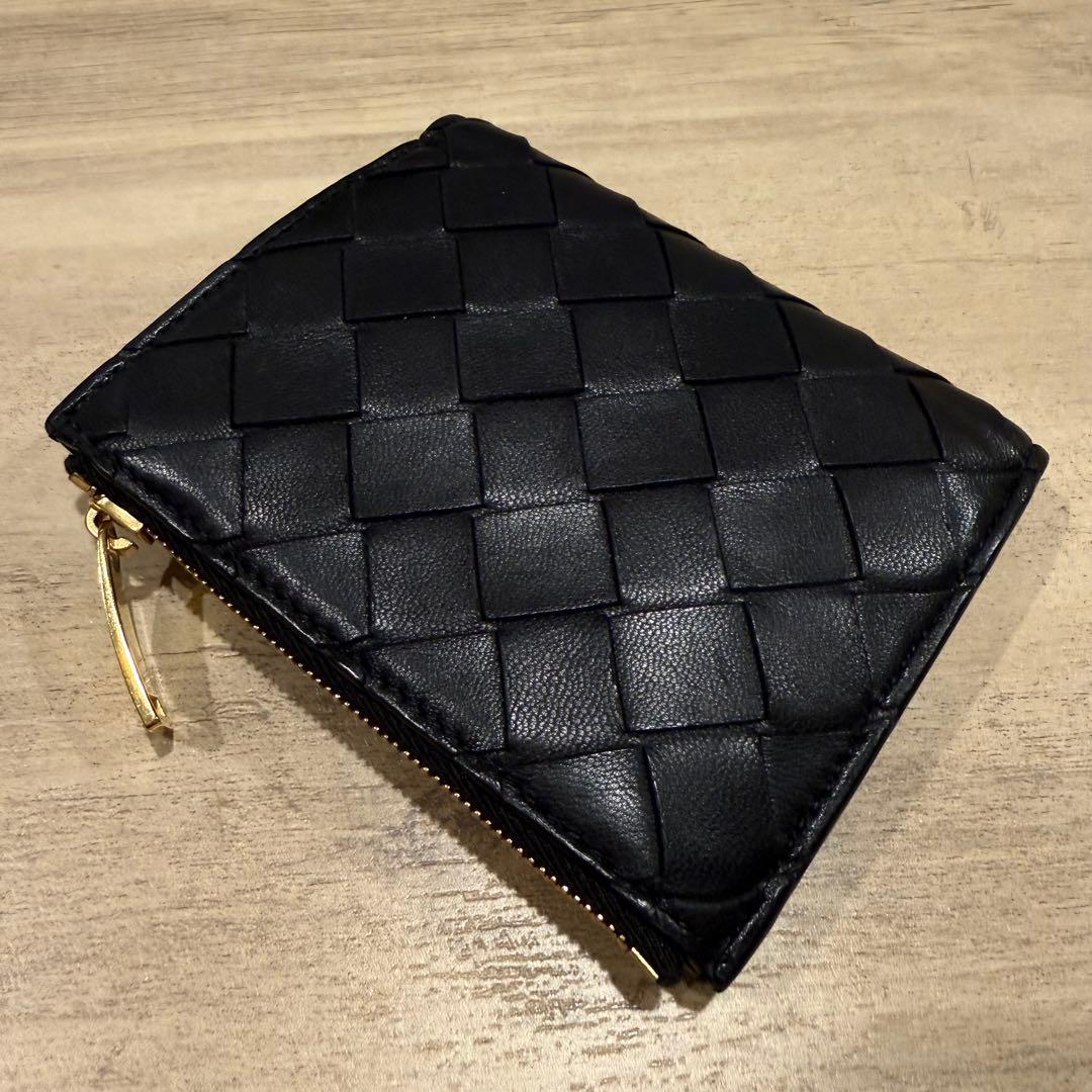 ボッテガヴェネタ BOTTEGAVENETA 財布 二つ折りブラック
