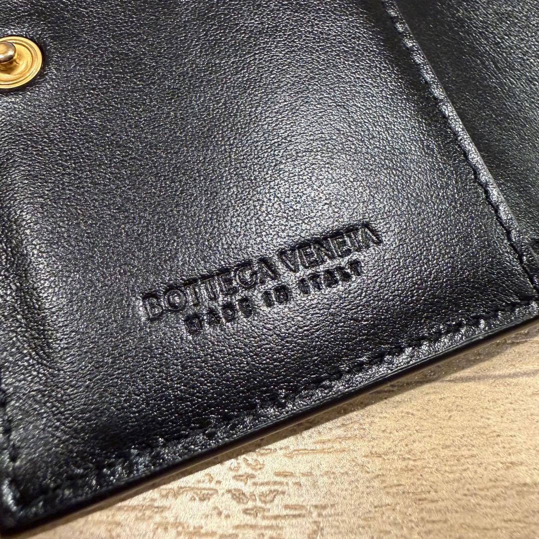 ボッテガヴェネタ BOTTEGAVENETA 財布 二つ折りブラック