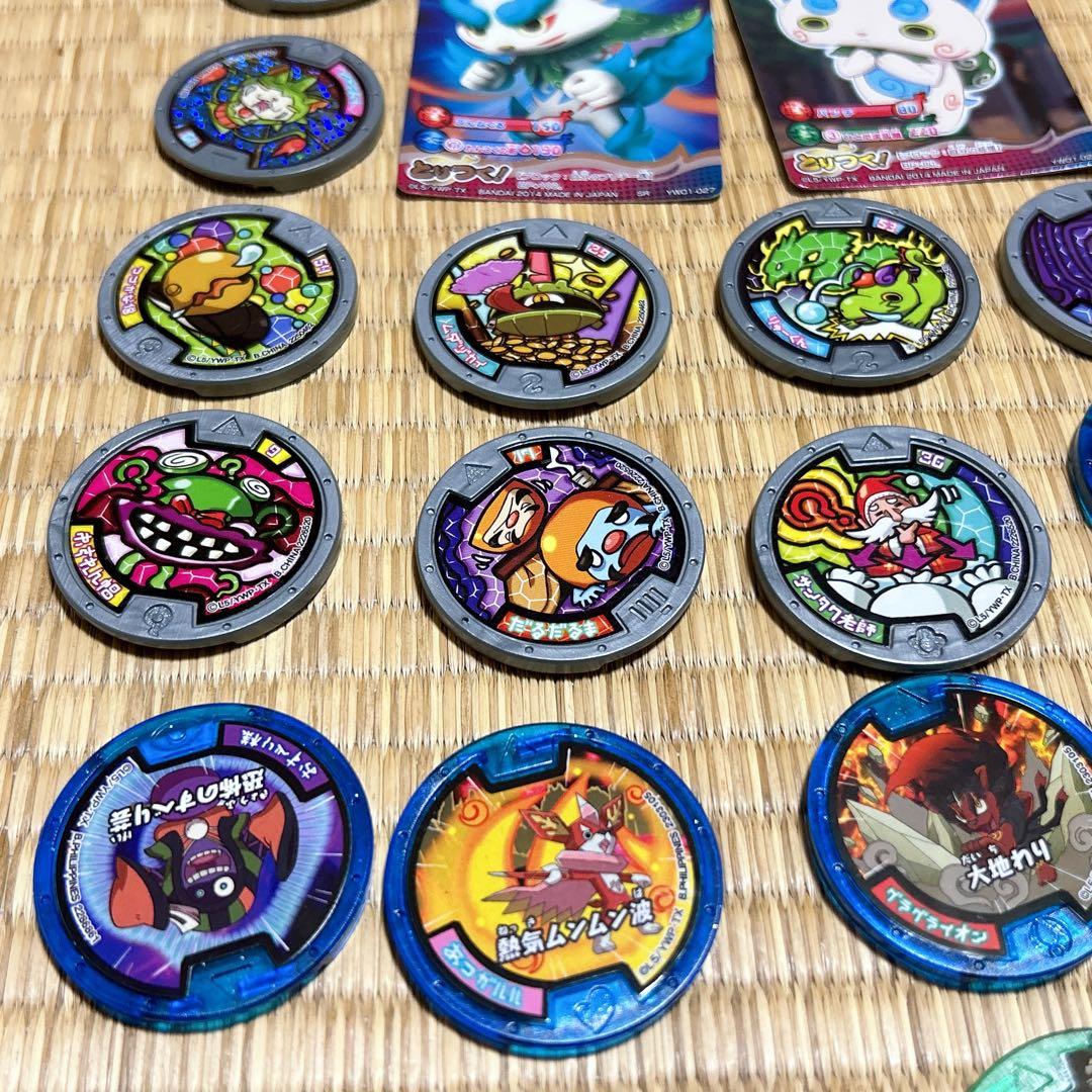 妖怪ウォッチ　妖怪メダル　メダル　シール　カード　62点セット