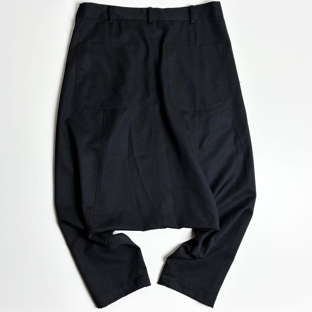 2009SS【美品】ブラックコムデギャルソン/サルエルパンツ/ブラック/S