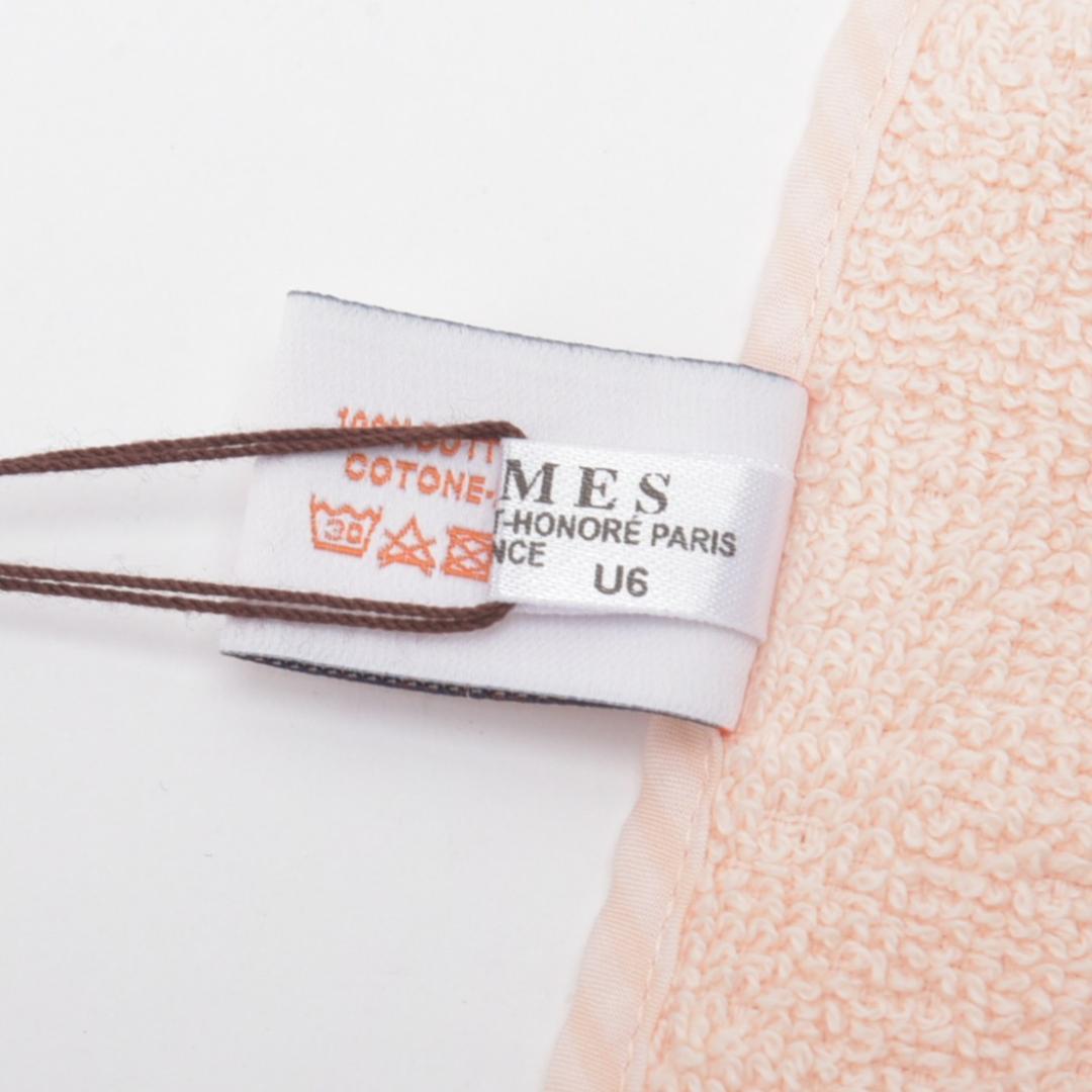 新品 エルメス ハンドタオル カレ カブリオル メロン ピンク コットン 箱付き