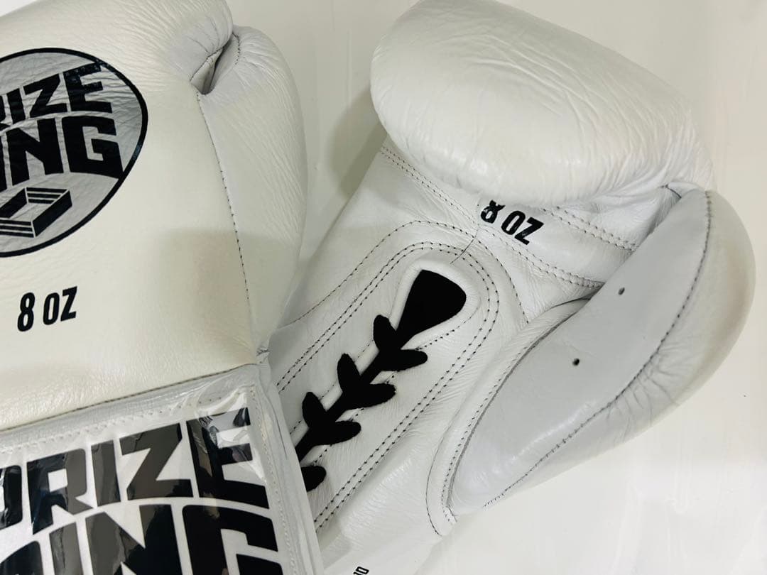 プライズリング　ボクシンググローブ　本革製　プロ試合用8oz