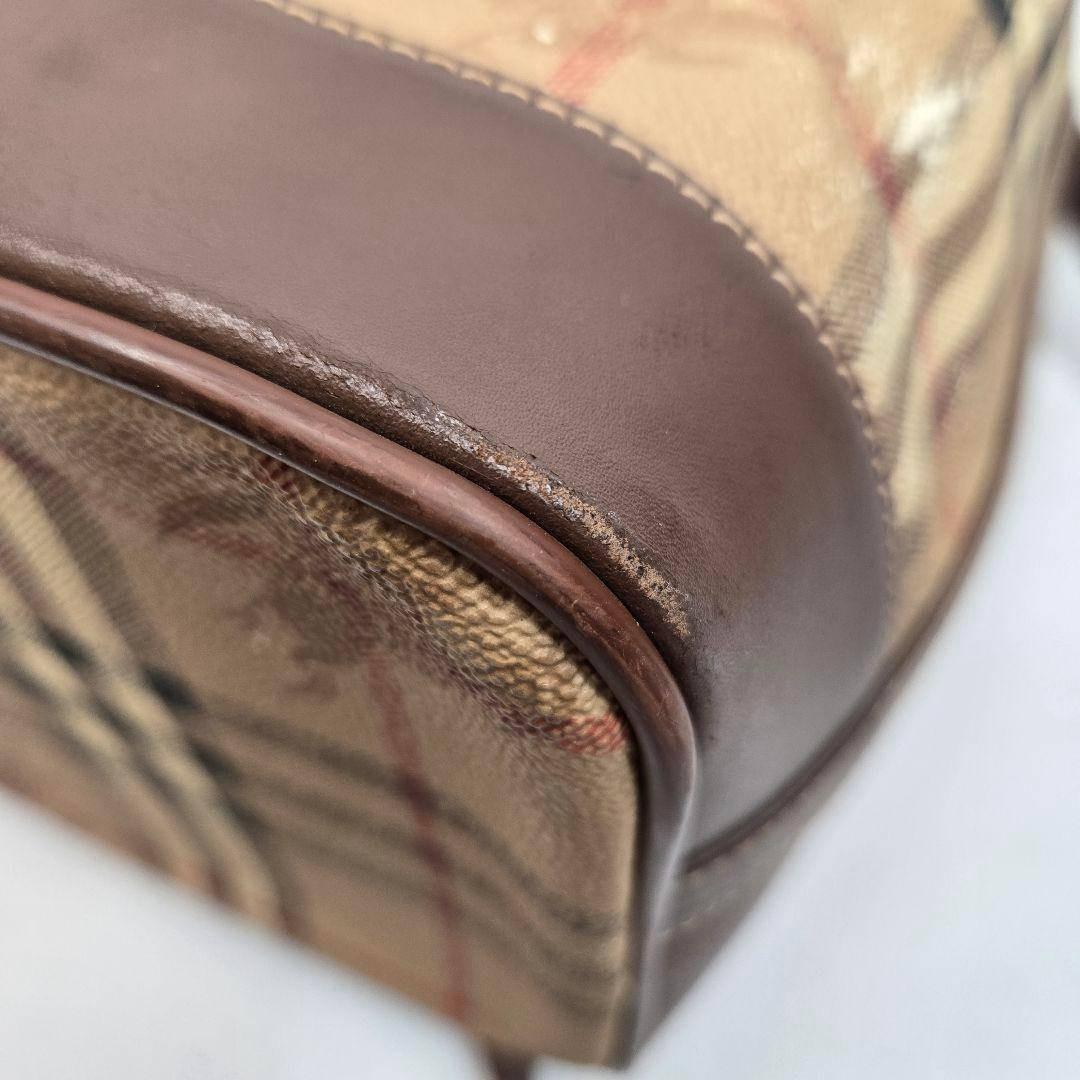 BURBERRY 巾着 ショルダーバッグ シャドーホース ノバチェック