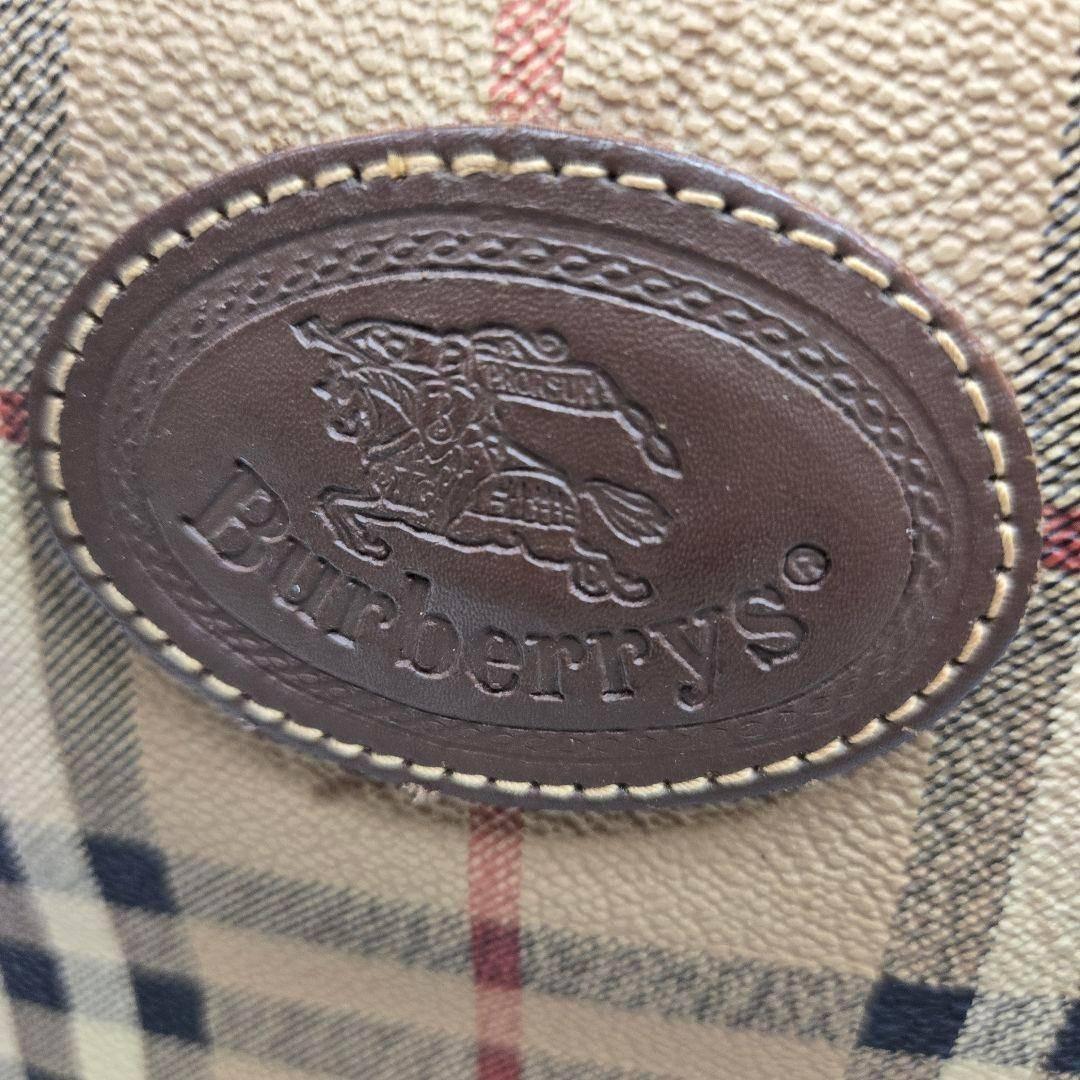 BURBERRY 巾着 ショルダーバッグ シャドーホース ノバチェック