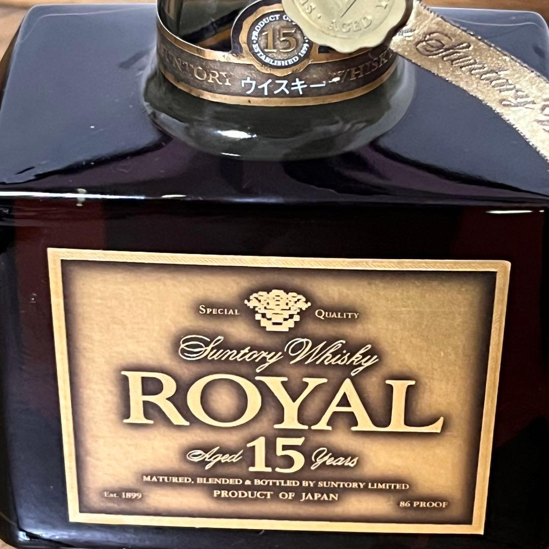 サントリー ローヤル15年 ゴールドラベル ギフト限定品 750ml 古酒