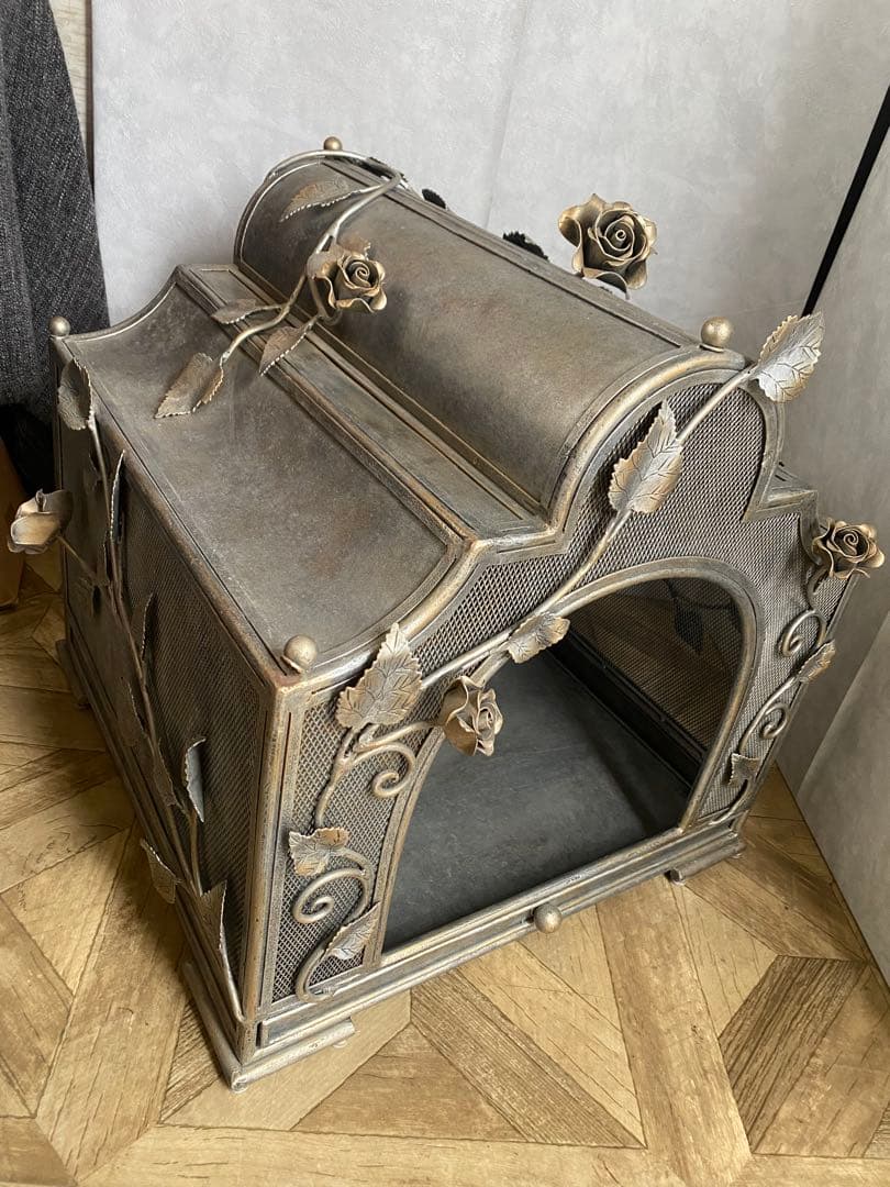 装飾　金属製　犬用ケージ　ペットハウス　猫ハウス　ペットゲージ