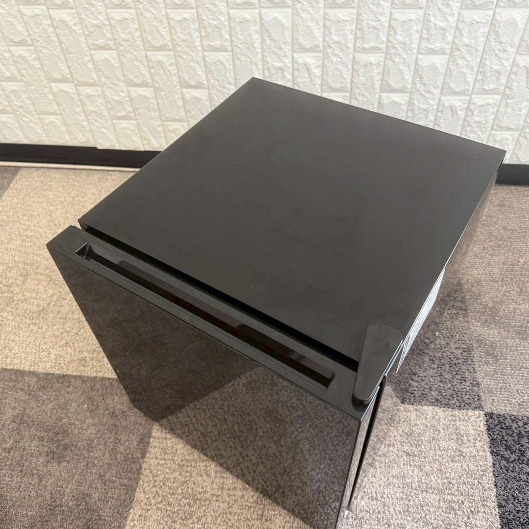 東京23区配送無料✨1ドア　冷蔵庫　2024年製　ブラック　ガラスドア　ブラック