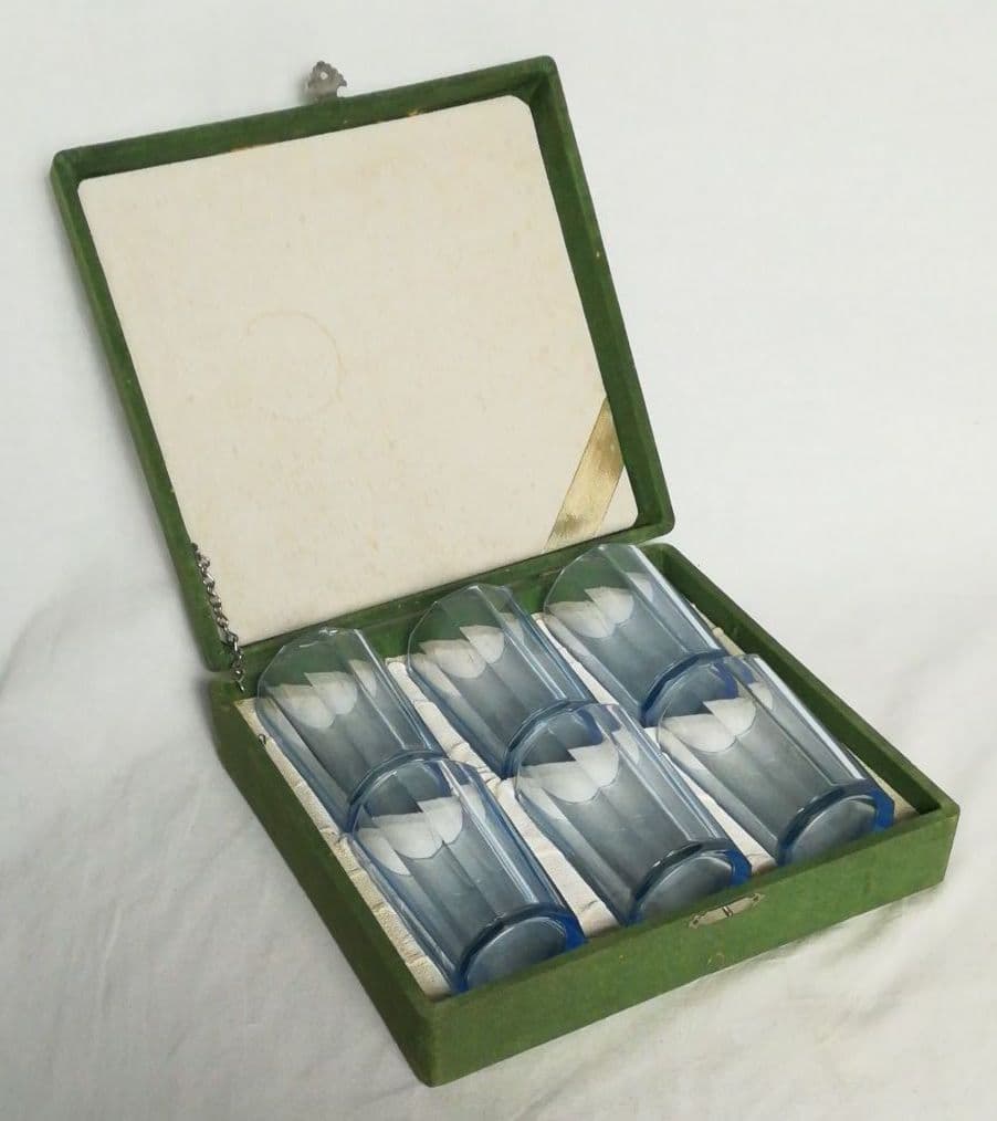 レトロ　アンティーク　ビンテージ　ガラスグラス　タンブラー　6客