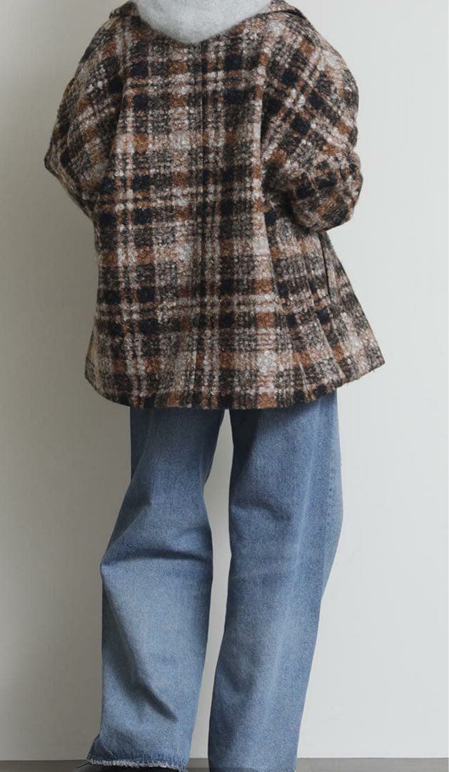 Gready Brilliant Re Fiina ブークレチェックコート