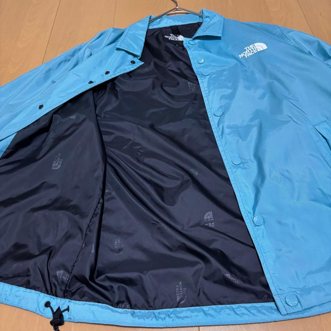 THE NORTH FACE コーチジャケット S 水色 撥水 アウター 極美品